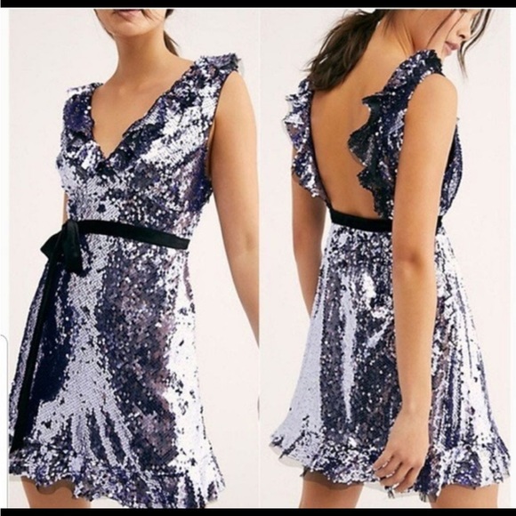 Free People Sequin Dress NWT - Picture 1 of 6